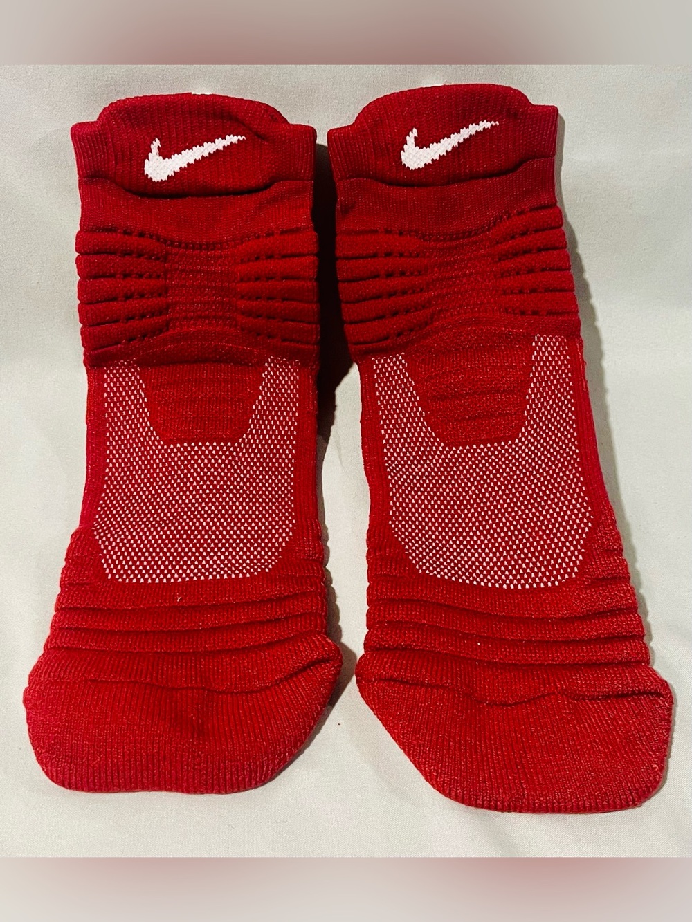 Nike Burgundy Performance Socks - Men's Large